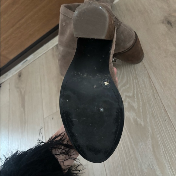 Vince Camuto Madolee Over The Knee Taupe Suede Leather Boots - Picture 6 of 7